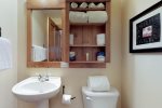 Third bathroom off of living room
